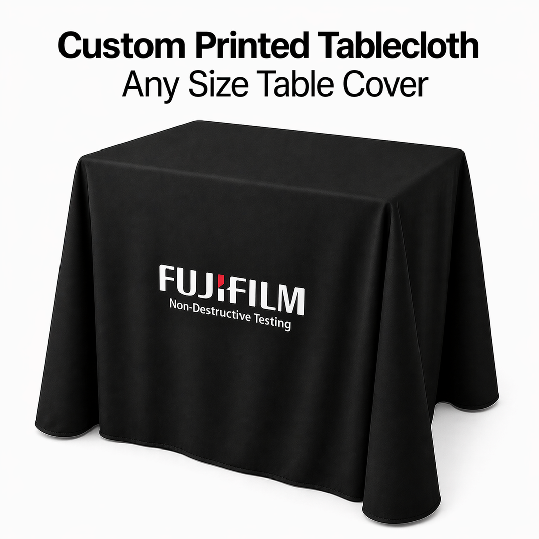Rectangular Tablecloth With Logo, Any Custom Size