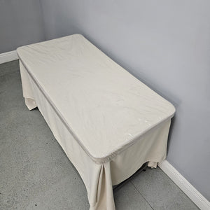 Clear Vinyl Fitted Table Cover