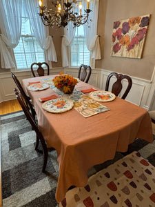 Englisg linen fall tablecloth