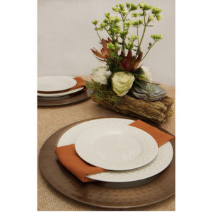 Oval Mirage Basketweave Table Linen