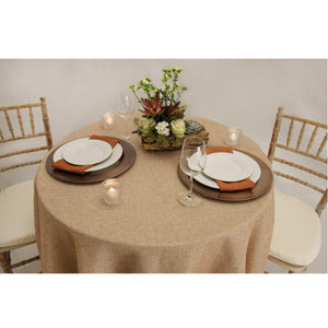 Oval Mirage Basketweave Table Linen