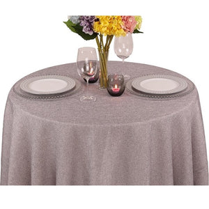 Round Mirage Basketweave Table Linen