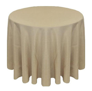 Round English Linen Tablecloth