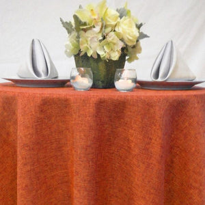 Round English Linen Tablecloth