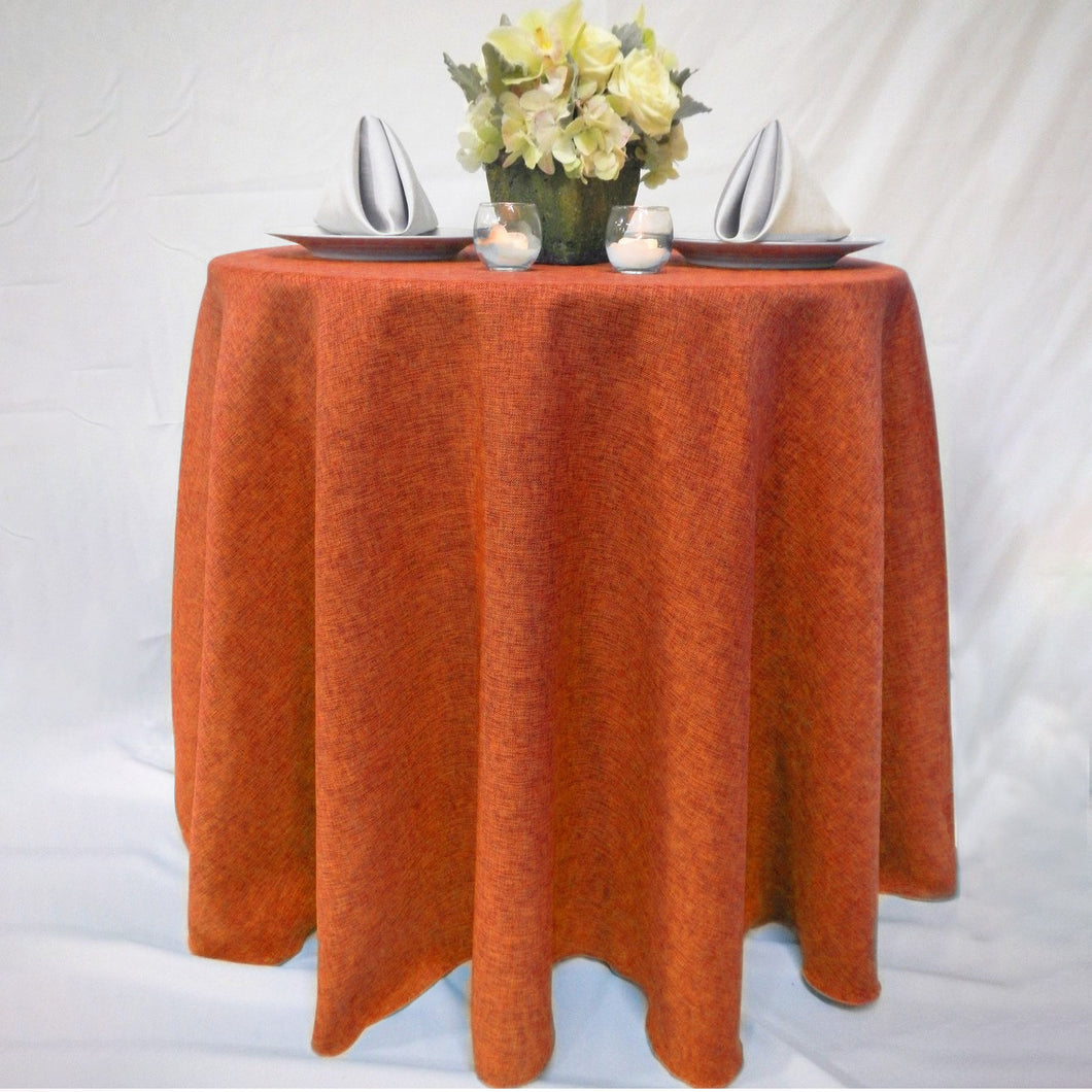 Round English Linen Tablecloth