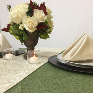 Square English Linen Tablecloth