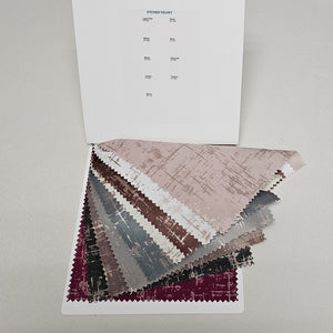 Etched Velvet Samples