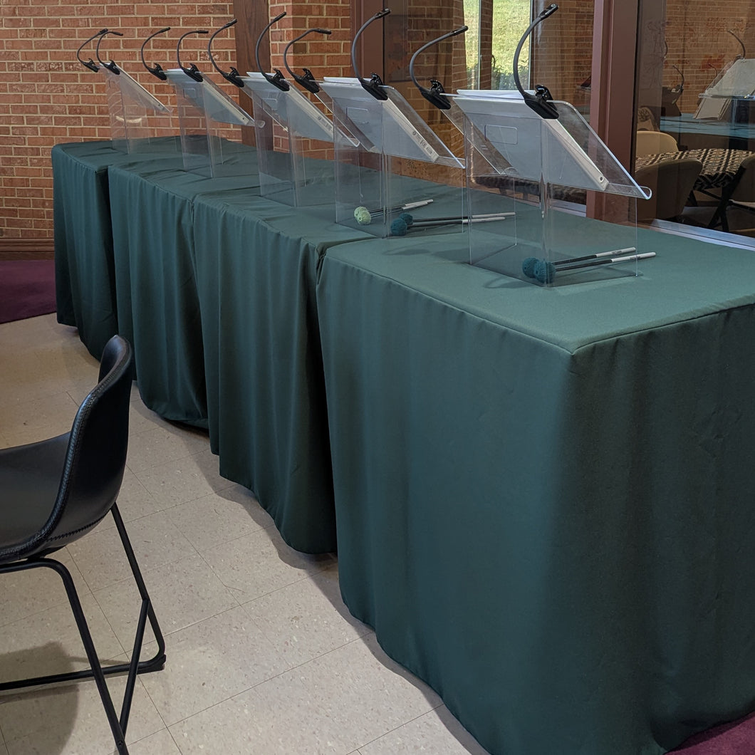 Rectangular Fitted Tablecloth Demo Height 36