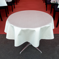 Round Vinyl Tablecloth With Flannel Backing, High End