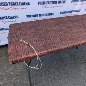 Fitted Vinyl Tablecloth, Rectangular or Square, High End