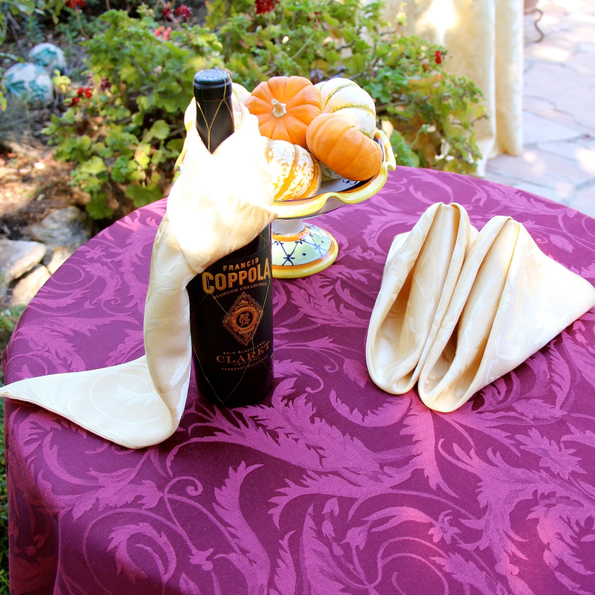 Melrose Damask Cloth Napkins