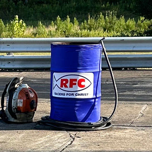 Spandex 55 Gallon Custom Printed Water Drum Cover