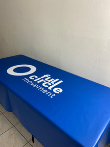 Rectangular Vinyl Tablecloth With Logo