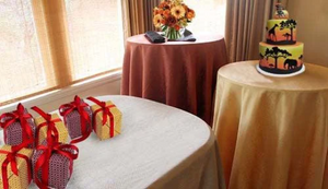 Kenya Damask Oval Tablecloth - Premier Table Linens