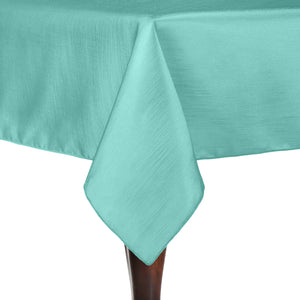 Aqua 72" x 72" Square Majestic Tablecloth