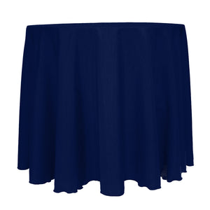 Navy 132" Round Majestic Tablecloth
