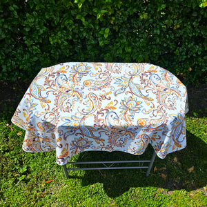 Oval Oilcloth Tablecloth