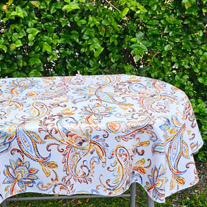 Oval Oilcloth Tablecloth