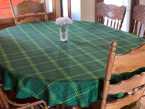 Oval St. Patrick's Day Tablecloth, All Sizes