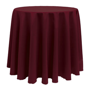 Brick 72" Round Poly Premier Tablecloth