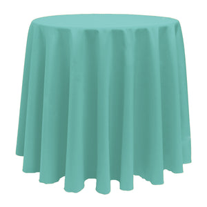 Caribbean 96" Round Poly Premier Tablecloth