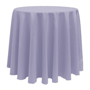 Lilac 120" Round Poly Premier Tablecloth