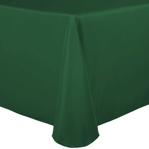 Emerald 90" x 132" Rectangular Poly Premier Tablecloth