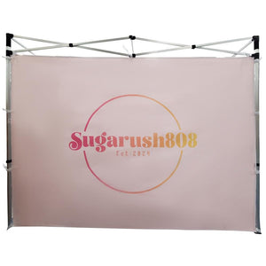 Custom printed backdrop for sugar rush 808