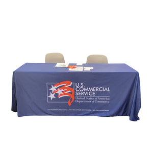 6' Custom Printed Logo Tablecloth - All Over Print