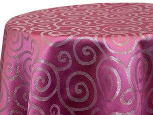 Rectangular Art Deco Metallic Jacquard Tablecloth