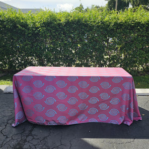 Rectangular Art Deco Jacquard Tablecloth