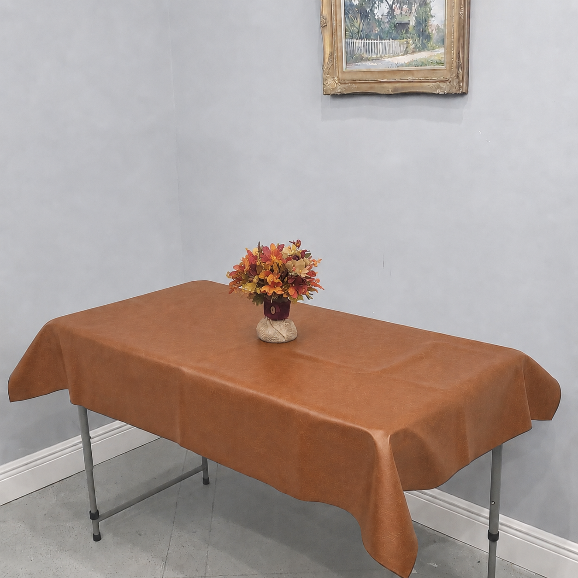 Flannel backed Vinyl Tablecloth