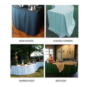 Spun Poly 7230 Fitted Serpentine Tablecloth