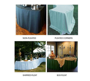 Spun Poly 7230 Fitted Serpentine Tablecloth