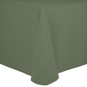 Sage 90" x 156" Rectangular Spun Poly Tablecloth