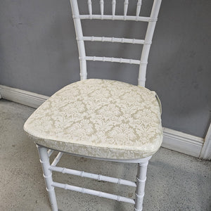 Saxony Damask Chiavari Chair Cushion Cover