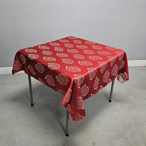 Square Art Deco Jacquard Tablecloth