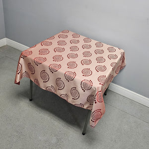 Square Art Deco Jacquard Tablecloth