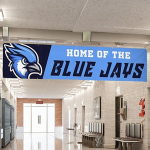 VINYL BANNER WITH SCHOOL LOGO