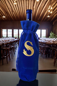 Custom Printed Velvet Wine Bag