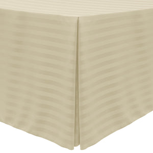 Rectangular Fitted Tablecloth Demo Height 36" & 42" Poly Stripe