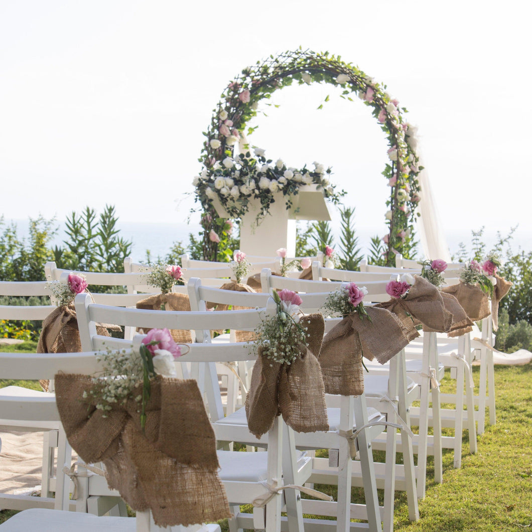 Burlap Chair Sashes