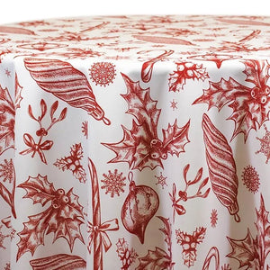 All Seasons, Holiday Tablecloth, Oval Tablecloth - Premier Table Linens