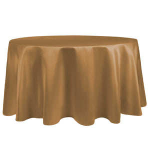 Round Duchess Satin Tablecloth