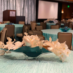 Round Crinkle Taffeta Tablecloth