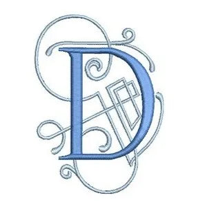 Embroidered Monogram Dozen Napkins