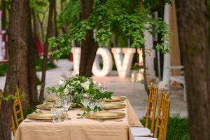 Square English Linen Tablecloth