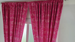 Etched Velvet Curtains With Top Rod Pockets - Premier Table Linens