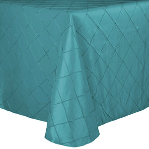 Rectangular Bombay Pintuck Taffeta Tablecloth