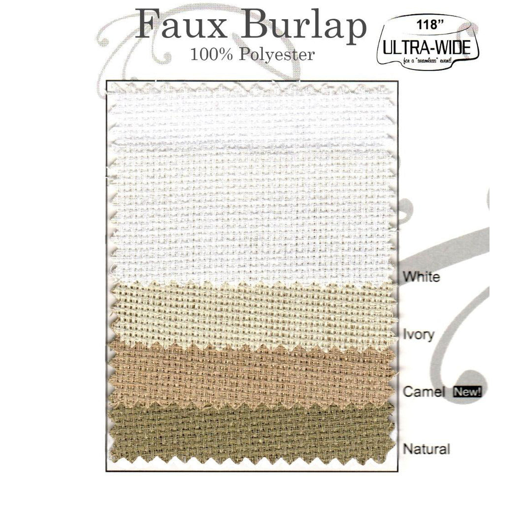 Faux Burlap Swatch Color Samples